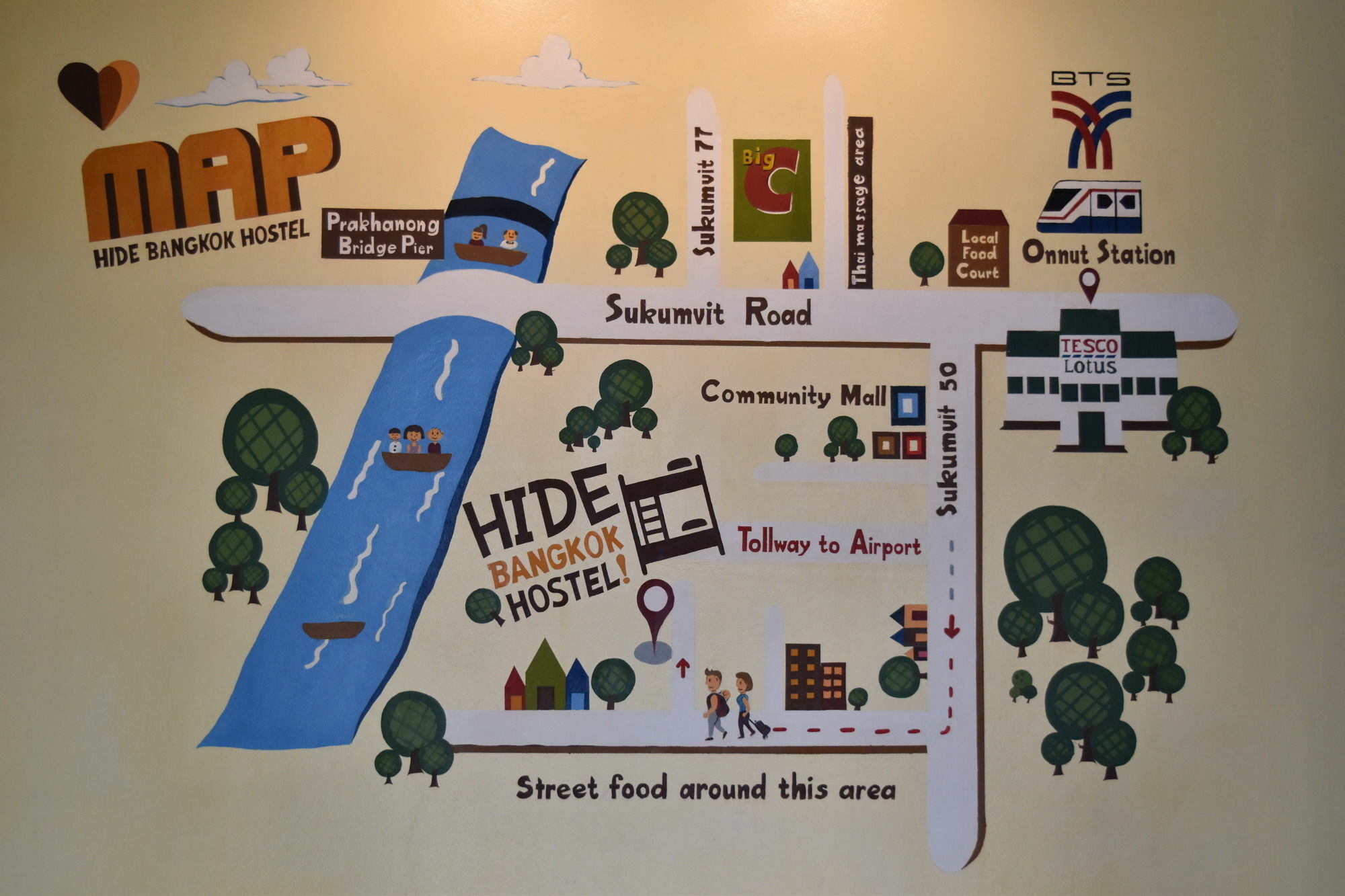 Hide Bangkok Hostel Eksteriør bilde